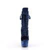 Pleaser - ADORE1045VEL Bottes de plateforme, Pole dance chaussures - Bleu Product image
